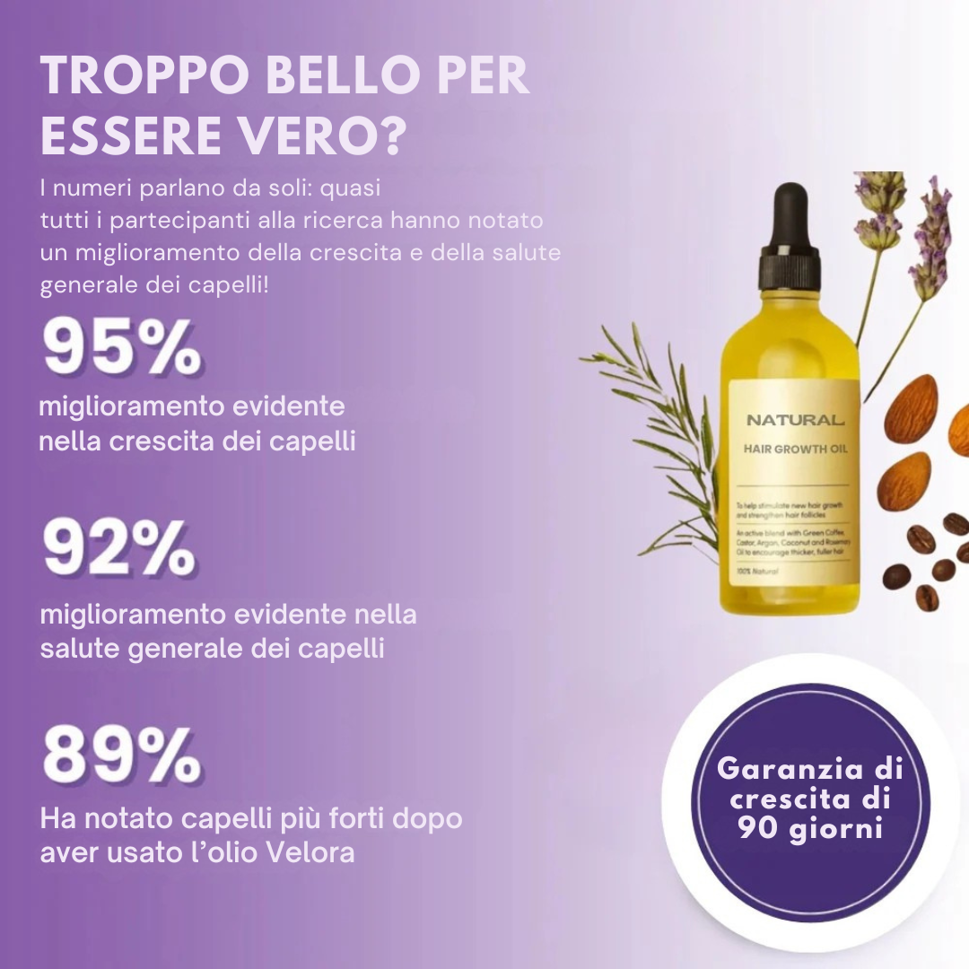 ™ - olio naturale per la crescita dei capelli