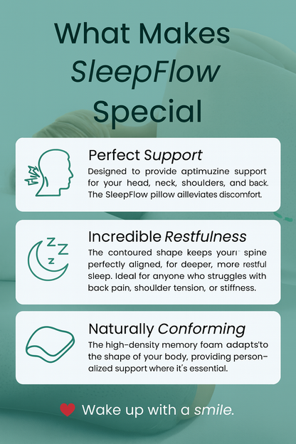 SleepFlow - Premium pillow for Pain Relief