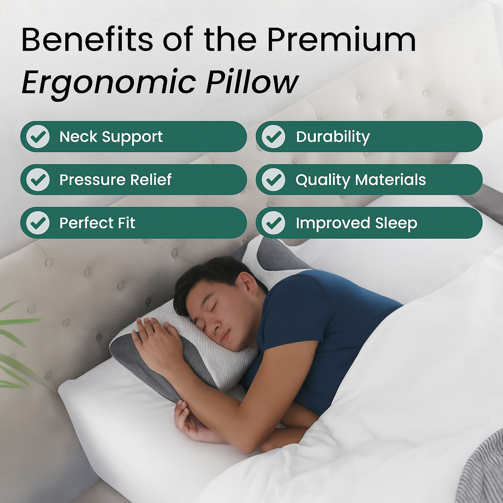 SleepFlow - Premium pillow for Pain Relief