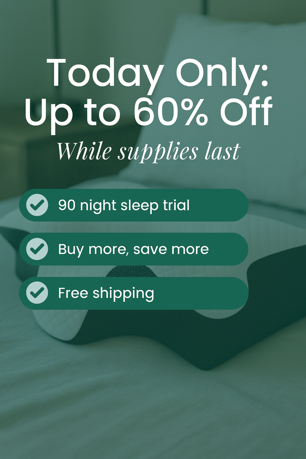 SleepFlow - Premium pillow for Pain Relief